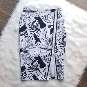 VESTIQUE | Abstract Pencil Skirt